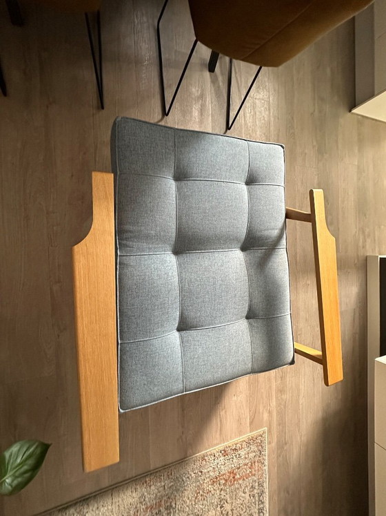 Innovation Splitback-Sessel Frej Hellblau – Innovation Living, Metal, Textile (photo 8 of 8)