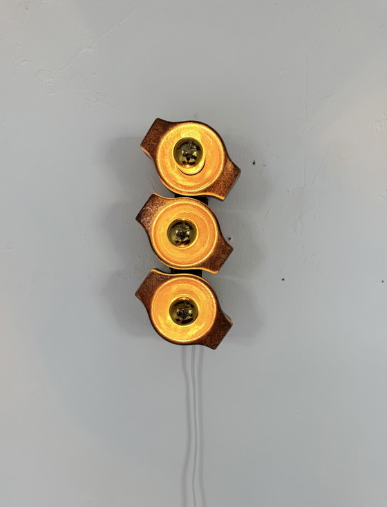 Vintage Ceramic Wall Lamp, Leola Leuchten ‘70s – Wall lights, Metal (photo 7 of 12)