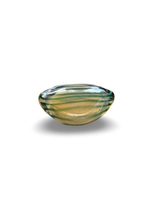 Vintage Serica Swivel Vase Model 4 Floris Meydam 1953 Royal Leerdam Glass Art Design Retro Unique