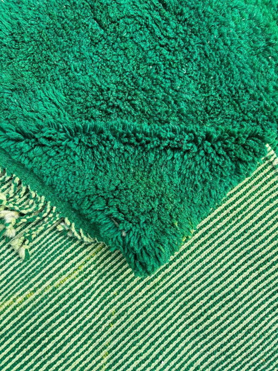 Marokkaans modern groen tapijt 200 x 300 cm, authentiek Marokkaans tapijt – Vloerkleden en tapijten, Wool (photo 4 of 11)