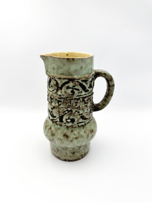 Strehla Vase DDR Fat Lava