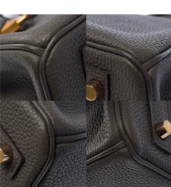 Image 1 of Sac HERMES Birkin 30 en Cuir Gris - 10345