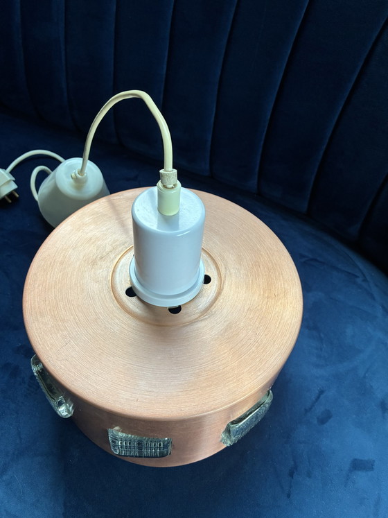 Vintage Einar Backstrom Hanglamp – Hanglampen, Copper, Plastic (photo 8 of 10)