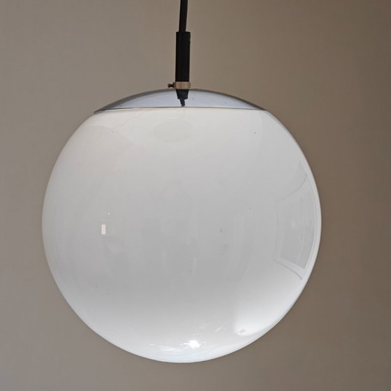 Image 1 of Raak hanglamp ochtendnevel "morning dew" type B1152 jaren 70