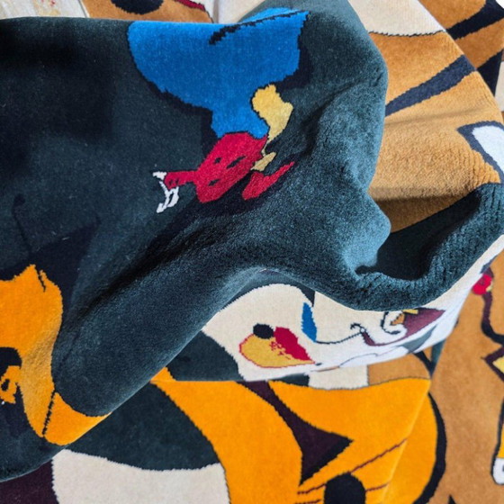 Teppich im Stil von Joan Miró: Handgeknüpfter Wollteppich – Teppiche & Läufer, Wool (photo 7 of 8)