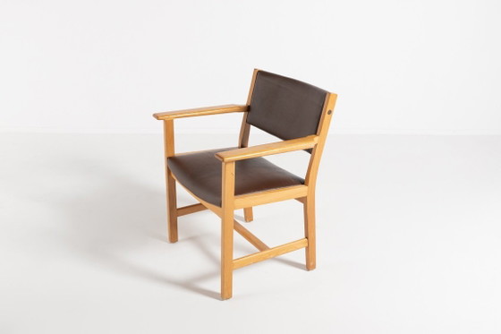 Image 1 of Fauteuil des années 1970 conçu par Hans Wegner pour Getama