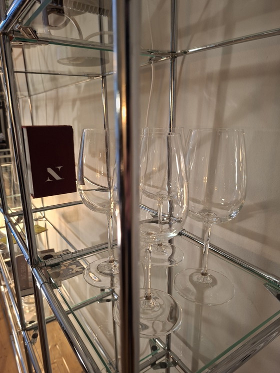 Abstracta Wandkast, Poul Cadovius, Vintage Jaren Zeventig – Chrome, Glass (photo 9 of 12)