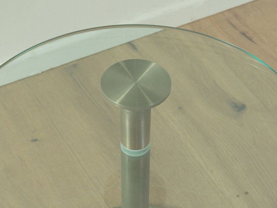 Image 1 of Table d'appoint en verre des années 80, Peter Draenert
