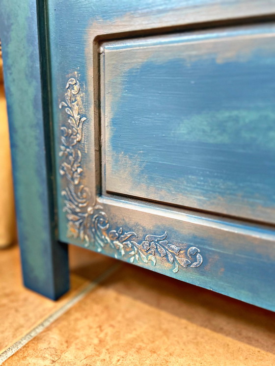 Image 1 of Petit coffre banc relooké