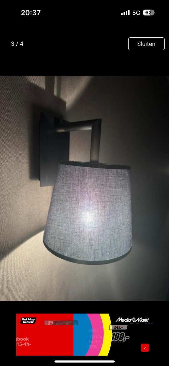 Image 1 of Stephane Davids wall lighting 3 pieces