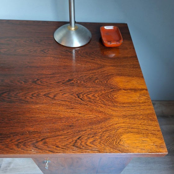 Image 1 of Vintage rosewood executive desk from the 1960s