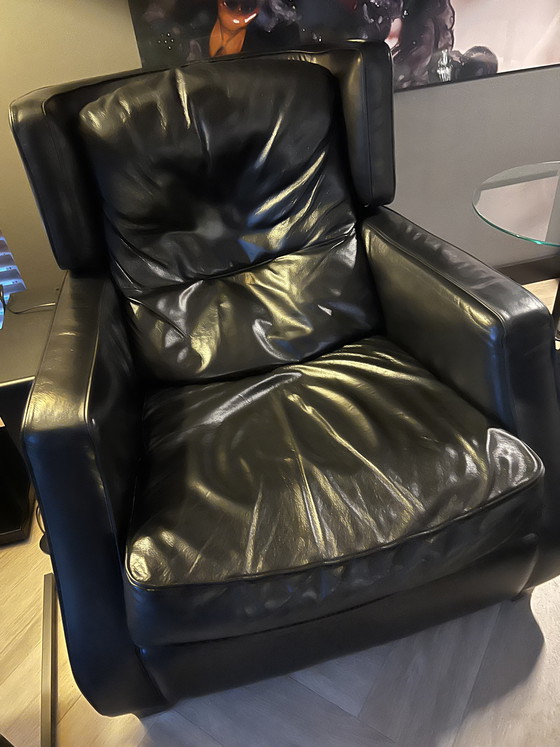 Image 1 of Precioso sillón orejero de Natuzzi.