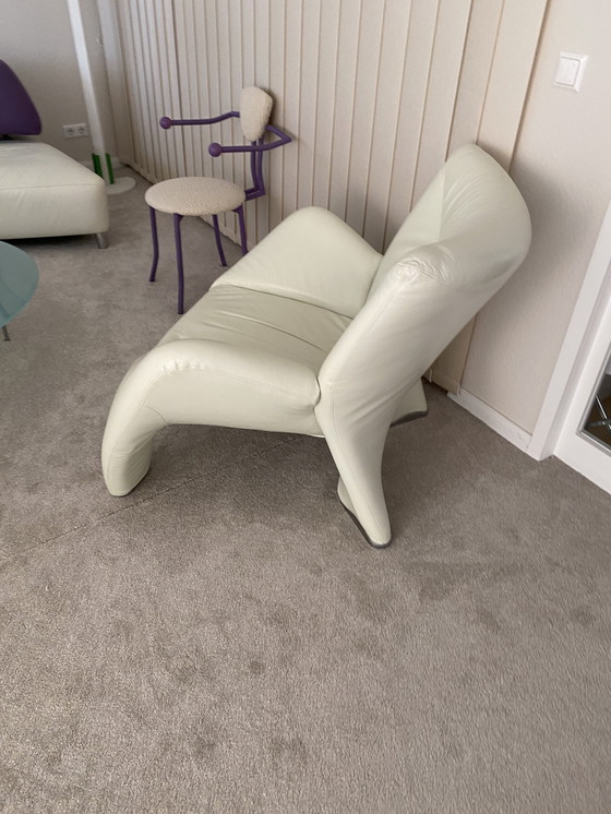 Image 1 of 2x sillón leolux echnaton Sessel 