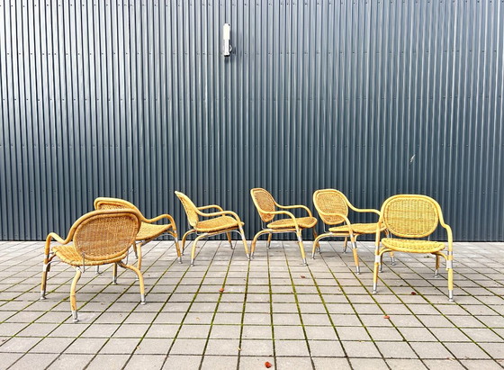 Eén (van 6) Näton Stoelen ontworpen door Mats Theselius voor Ikea PS in 1999 – Fauteuils, Iron, Aluminium (photo 2 of 18)