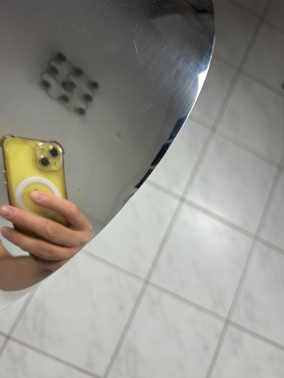 Image 1 of Vintage chrome pendant lamp Lisa Johansson-Pape for Orno