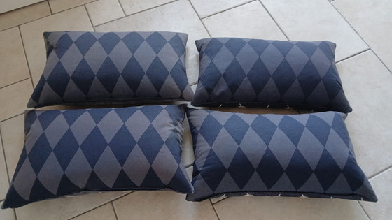 Image 1 of 4x Decorative Cushion 40x65 Back Cushion Decorative Cushions Incl Inner Cushion
