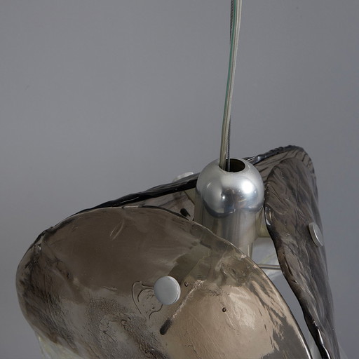 J.T. Kalmar Lampe à suspension verre Murano luxe Mid Century années 60
