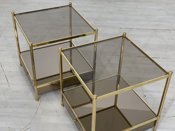 Image 1 of Nachtkastjes uit de jaren 70 Nachtkastjes Nachtkastjes Tafels Vintage ladekast