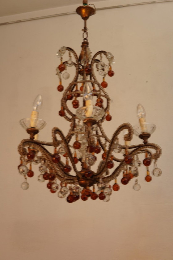 Image 1 of Exceptional late 19th-century Murano chandelier