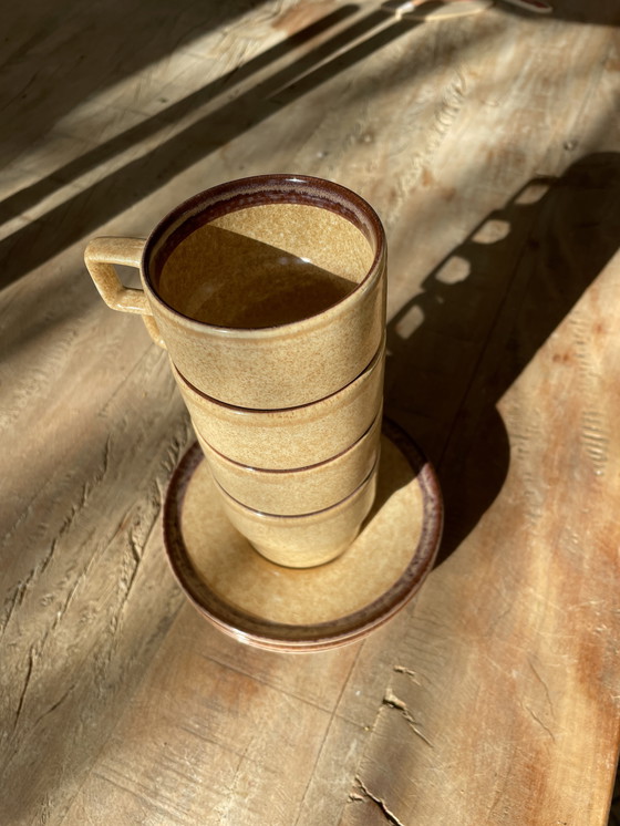 Image 1 of Vintage Pagnossin Treviso Italië Espressokopjes