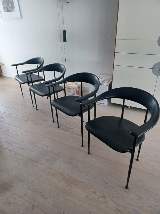 4x Fasem P40 Stoelen – Eetkamerstoelen, Metal, Rubber (photo 3 of 7)