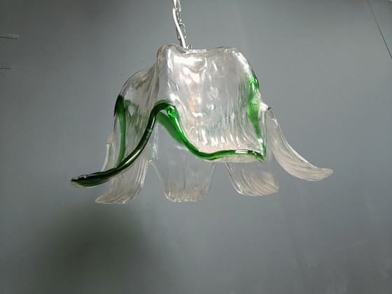 Image 1 of Vintage Murano glazen hanglamp, voor Mazzega, 1960