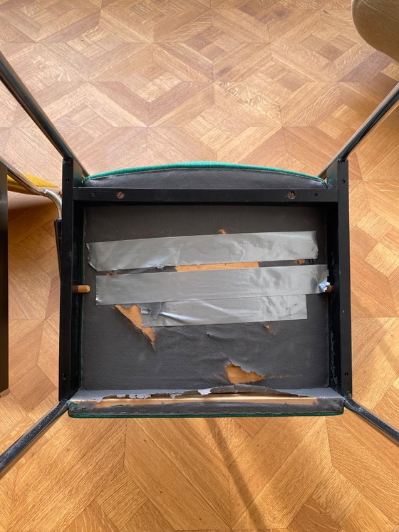 Vintage design Mid-Century stoelen – Eetkamerstoelen, Chroom (photo 9 of 9)