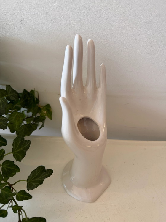 Vintage Ceramic Jewelry Hand – Decorative Objects (photo 2 of 4)