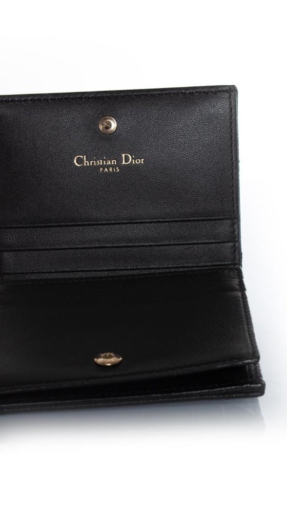 Image 1 of Dior, Diorama Folio wallet in black