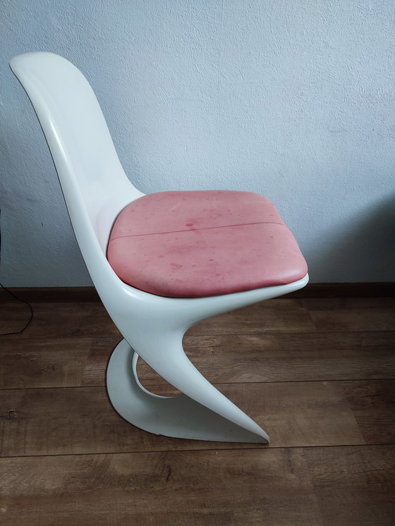 Image 1 of Chaise Casalino, chaise Alexander Begge pour Casala crème