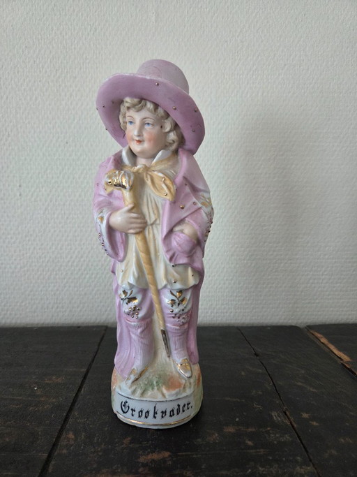 Antique porcelain figurine 'Grandfather'
