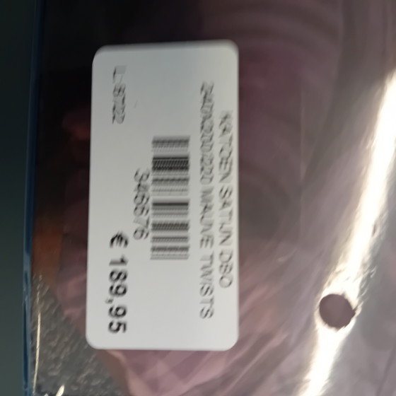 Image 1 of Dekbedovertrek Mauve Twist 240 x 220 cm