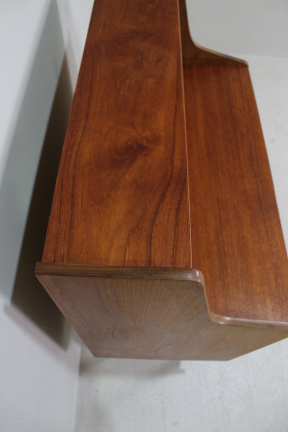 Image 1 of Vintage secretaire, bureau, wandkast Deens Design