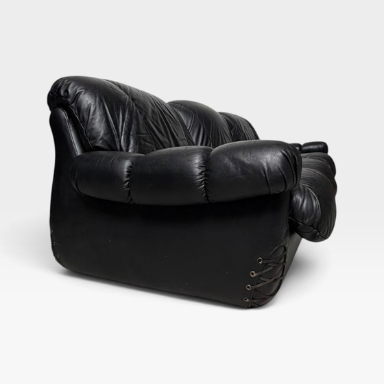 Sofa from the 70s – 3-5 seaters, Leather (photo 10 of 15)