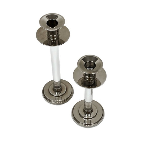 Image 1 of Par de candelabros Svenskt Tenn (diseñados por Estrid Ericson), Suecia, década de 1960.