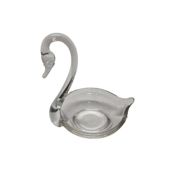 Image 1 of Vintage glazen zwaan