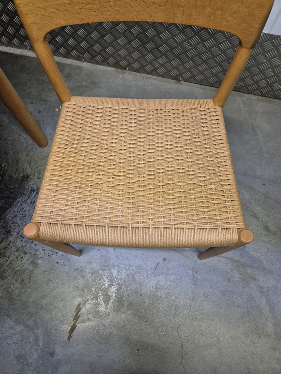 Image 1 of Niels Otto Muller dining table set model 75