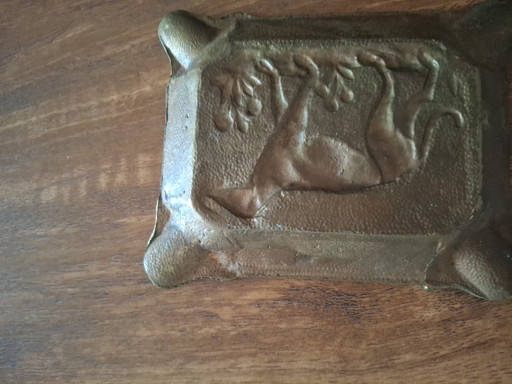 Art Deco ashtray – decoratieve objecten, Bronze, Brass (photo 2 of 6)