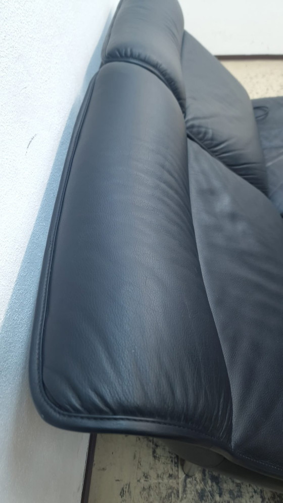 Image 1 of Sofá de diseño De Sede ds 450, sofá de cuero, sofá negro funcional.
