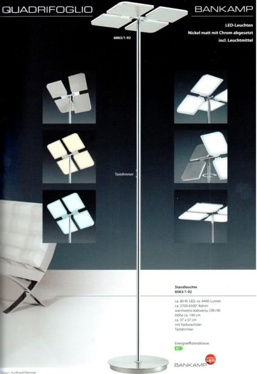 Lampada da terra Bankamp Quadrifoglio