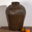 Antique glazed ceramic vase (c.1900) #4 (photo 10 of 18)