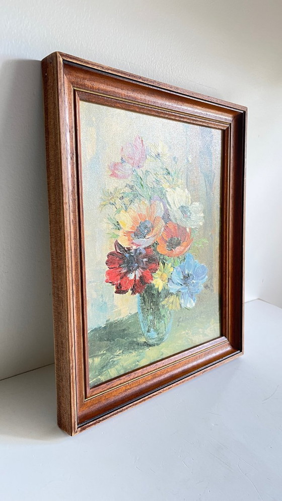 Image 1 of Bouquet vintage con anemoni