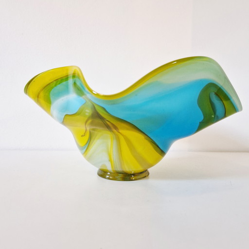 Goldan Talast vintage glass fruit bowl