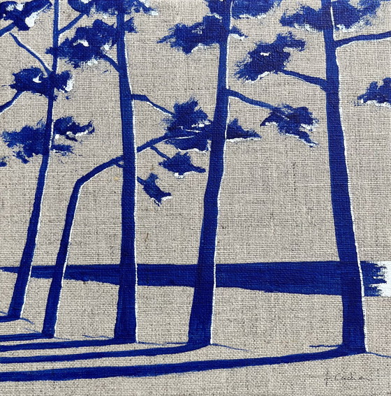 Image 1 of Acrylic on 3D linen canvas.

Size: 20 x 20 cm