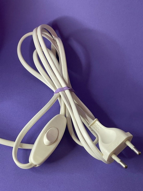 Image 1 of LYKTA Vintage Purple Table Lamp - Handmade - Classic Elegance