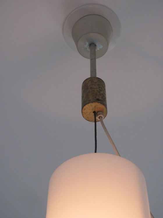 Stilnovo Pendant lamp 1950. Exclusive., Metal, Black (photo 9 of 16)
