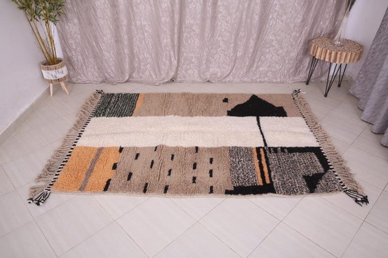Image 1 of Tappeto in lana naturale, realizzato su misura, dimensioni 150/250 cm