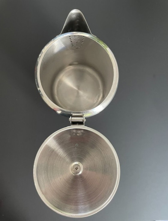 Image 1 of Caffettiera vintage in acciaio inox da 1,5 litri