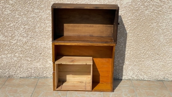 Scaffale Vintage con Cassetti in Rovere Massiccio – Credenze, Wood (photo 30 of 30)