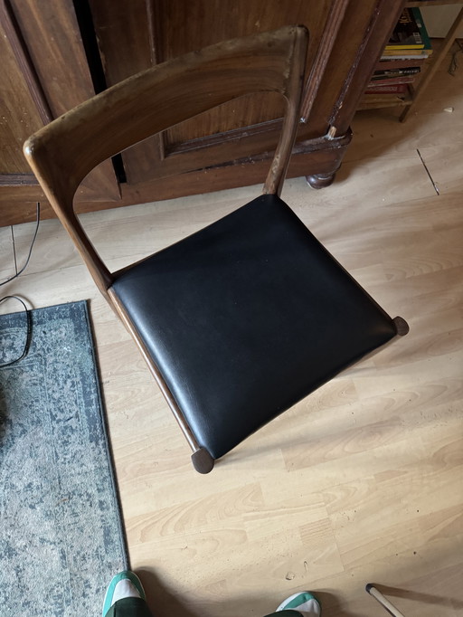 Sedia da pranzo di design scandinavo anni '60